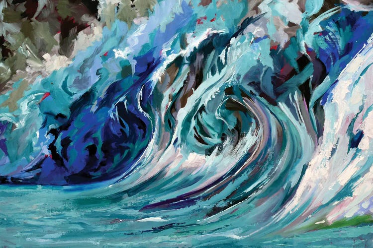 Blue Wave by Maxine Shore wall art