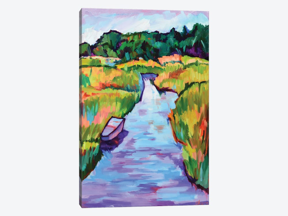 Rippling Waters by Maxine Shore 1-piece Canvas Art