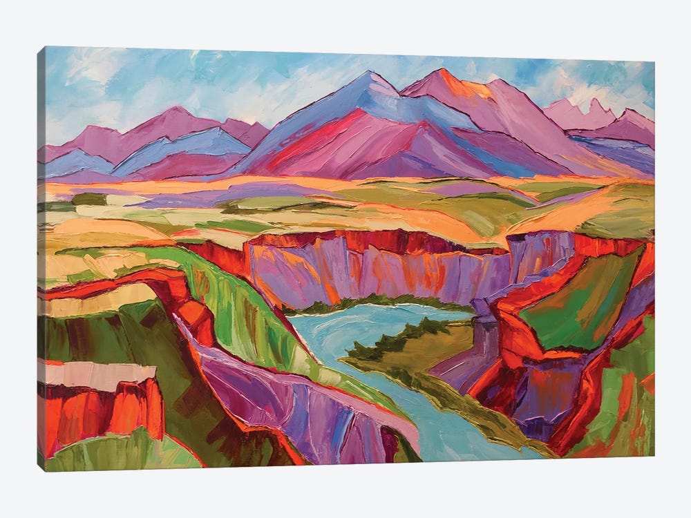 Southwest Color by Maxine Shore 1-piece Canvas Art Print