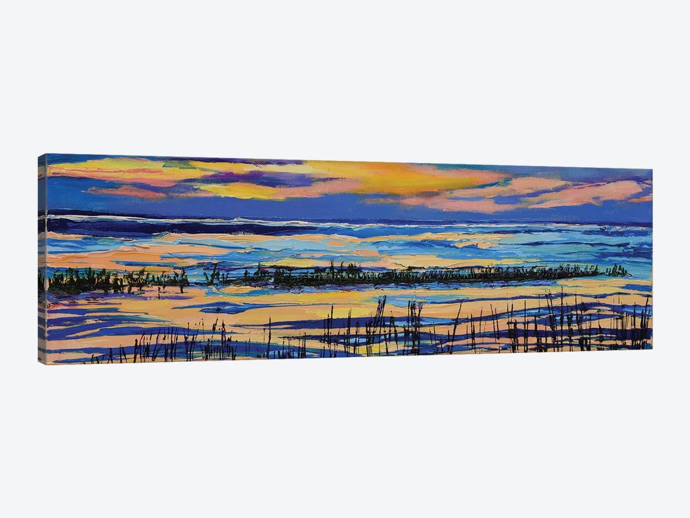 Paines Creek At Sunset by Maxine Shore 1-piece Canvas Print