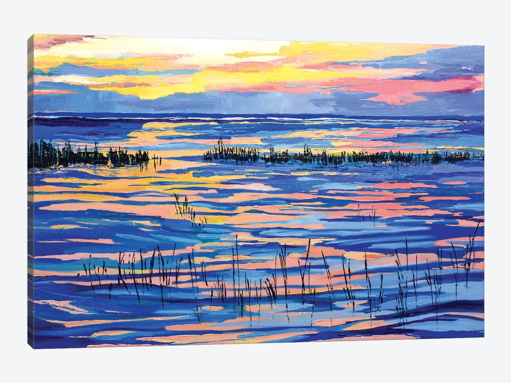 Paine's Creek At Sunset II by Maxine Shore 1-piece Art Print