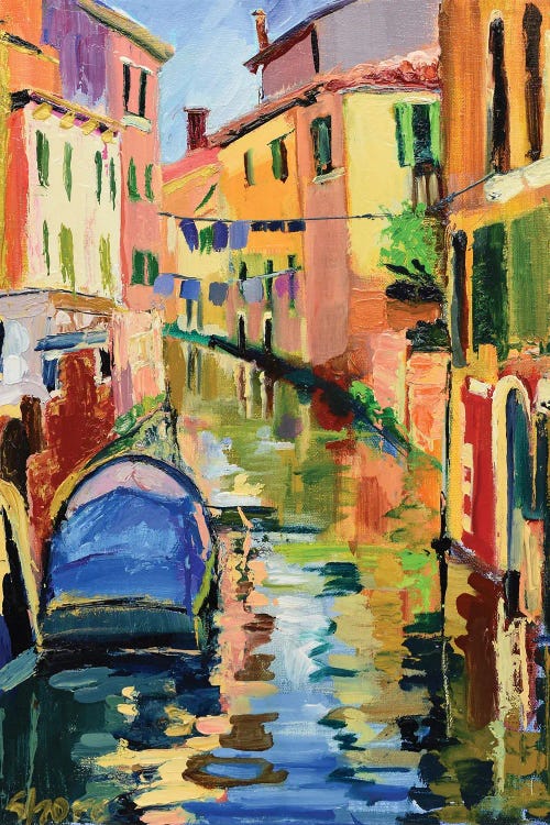 Venetian Canal by Maxine Shore wall art