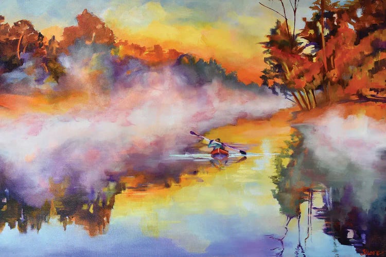 Kayak In The Mist