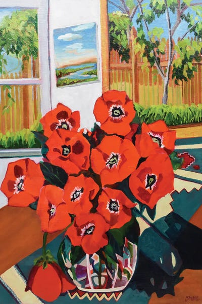 Maxine Shore: Flowers In The Studio by Maxine Shore