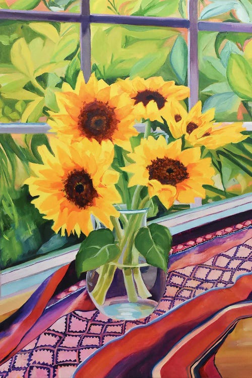 Sunflower Sunshine by Maxine Shore wall art