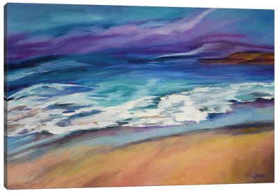 Ocean's Edge Canvas Art Print - Maxine Shore