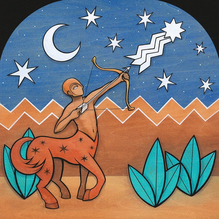 Sagittarius by Saira Holland wall art