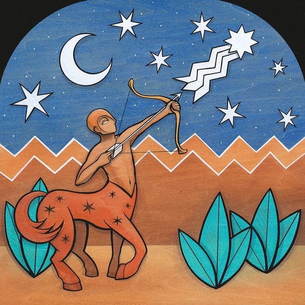 Cubism: Sagittarius by Saira Holland