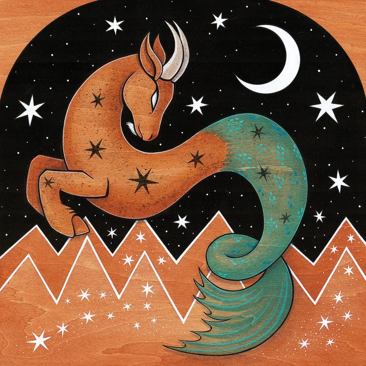 Capricorn by Saira Holland wall art