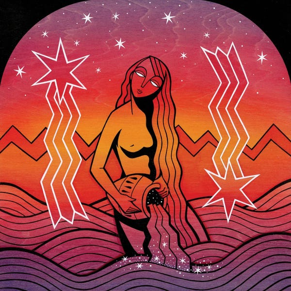 Cubism: Aquarius by Saira Holland