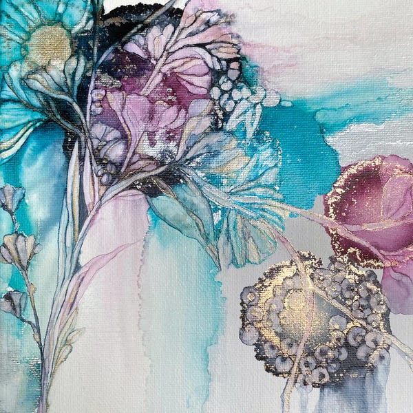 Jewel Tone Abstracts: Bohemian by Mishel Schwartz