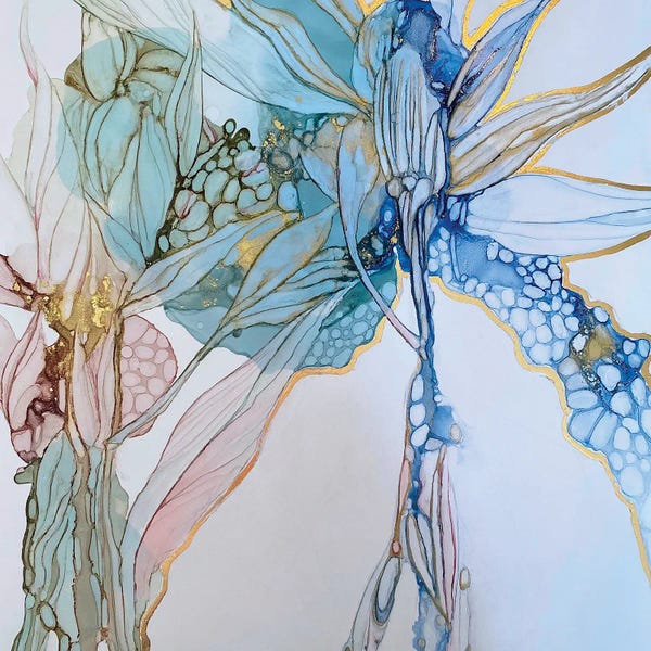 Alcohol Ink: A Slow Burn by Mishel Schwartz