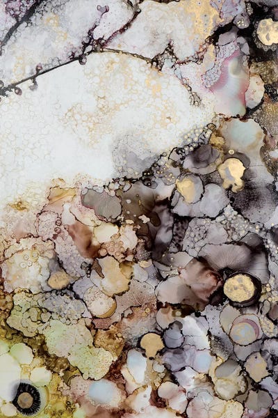 Effortless Earth Tone Abstracts: Connection I by Mishel Schwartz