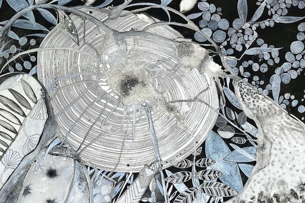 Alcohol Ink: Moonshadow by Mishel Schwartz