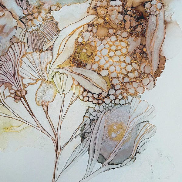 Alcohol Ink: Warmth by Mishel Schwartz