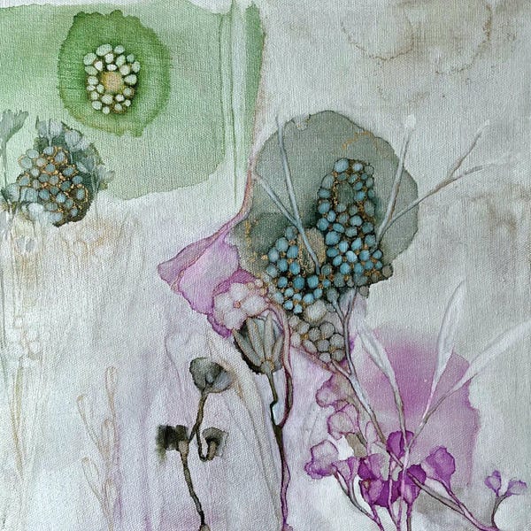 Alcohol Ink: Stay With Me by Mishel Schwartz