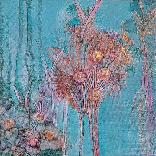 Alcohol Ink: Coming Home by Mishel Schwartz