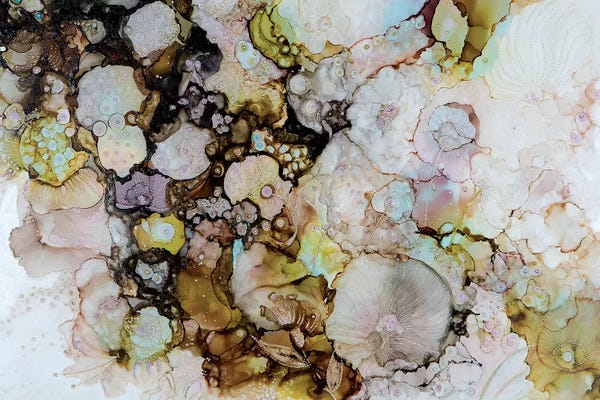 Effortless Earth Tone Abstracts: Fantasies by Mishel Schwartz