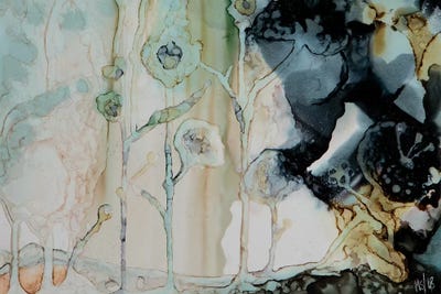 Getting My Head Out of the Sand by Mishel Schwartz framed canvas print