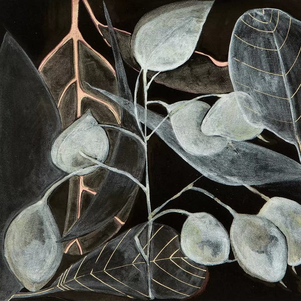 Alcohol Ink: Leaves In Light by Mishel Schwartz