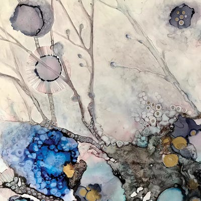 Springtime by Mishel Schwartz framed canvas print