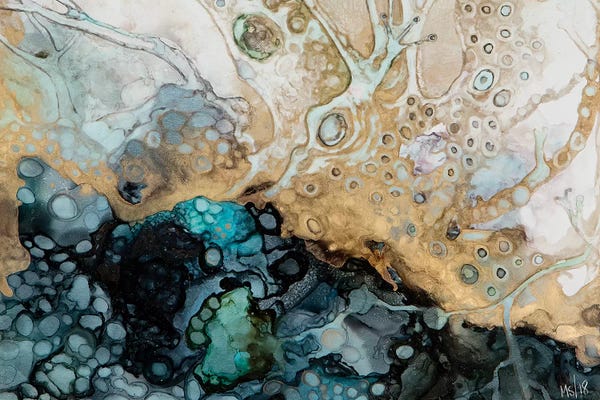 Alcohol Ink: Tree of Life by Mishel Schwartz