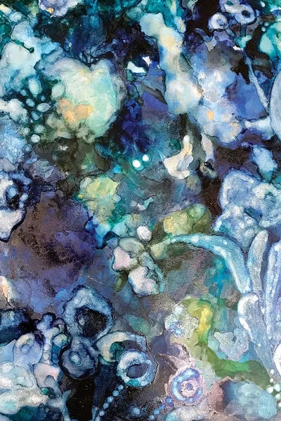 Blue hour II by Mishel Schwartz framed wall art