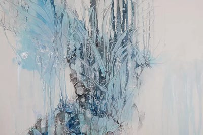 My Kind Of Blues by Mishel Schwartz framed wall art