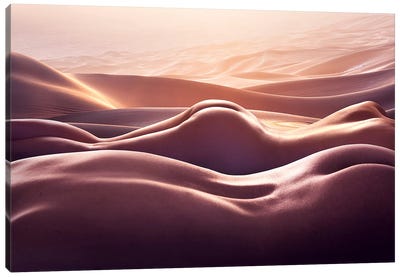 Desert I Canvas Art Print - Male Nude Art
