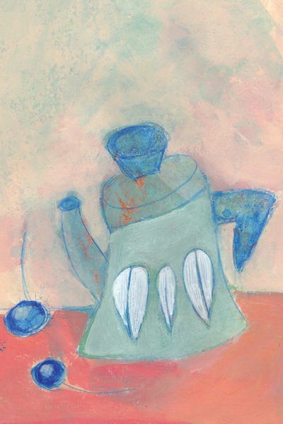 Fine Art Print: Cathrineholm Lotus Coffee Pot by Jania Sharipzhanova