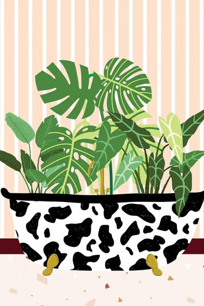 Monsteras: Cow Bathtub by Jania Sharipzhanova