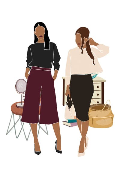 Dress Up by Jania Sharipzhanova canvas print