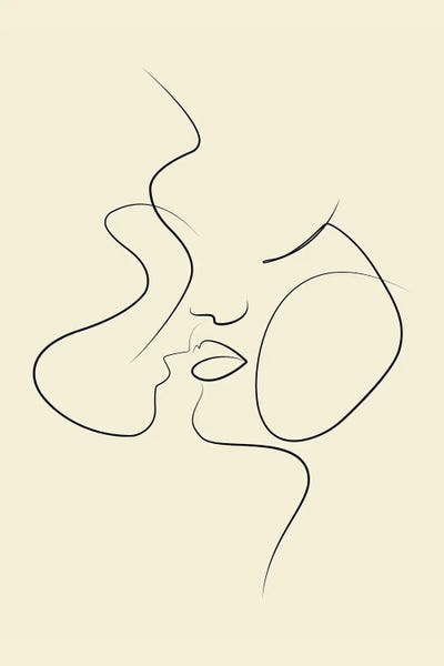 Romantic Bedroom (Couples): Couple Line by Jania Sharipzhanova