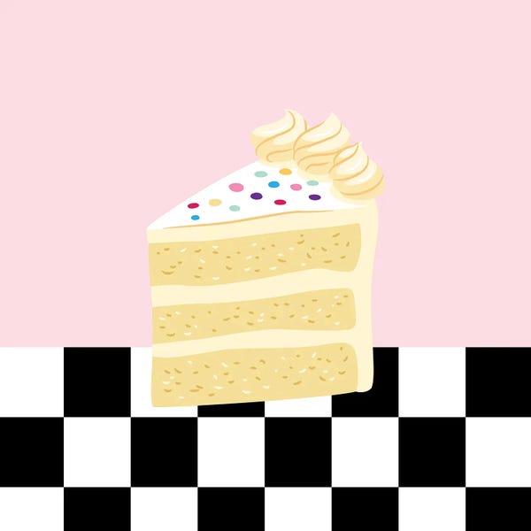 Jania Sharipzhanova: Birthday Cake From Retro Diner by Jania Sharipzhanova