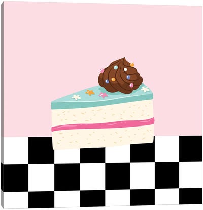 Sweets From Diner Canvas Art Print - Cake & Cupcake Art