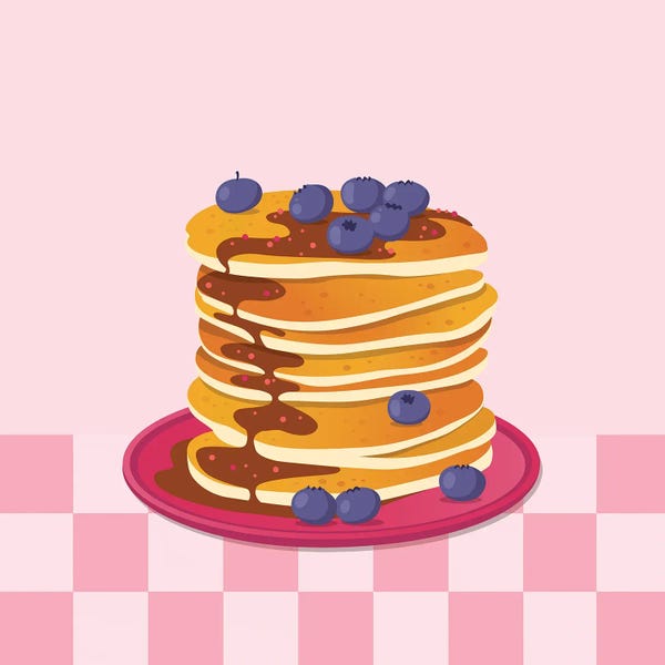 Cakes & Cupcakes: Diner Pancakes by Jania Sharipzhanova