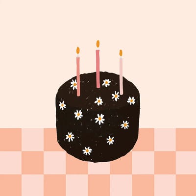 Chocolate Cake by Jania Sharipzhanova canvas print