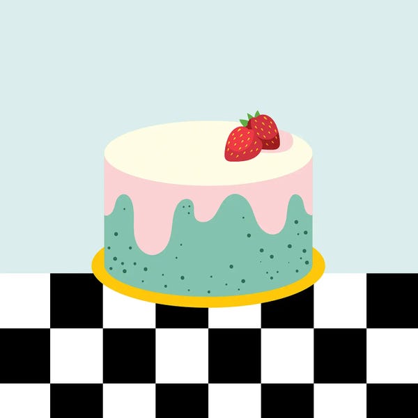Dopamine Decor: Diner Style Cake by Jania Sharipzhanova