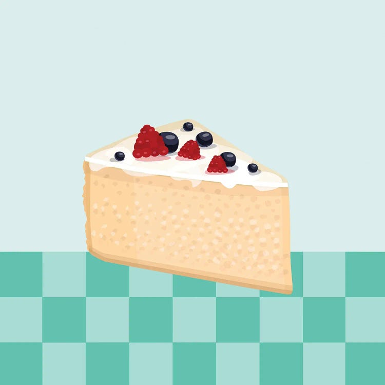 Piece Of Cheesecake by Jania Sharipzhanova wall art