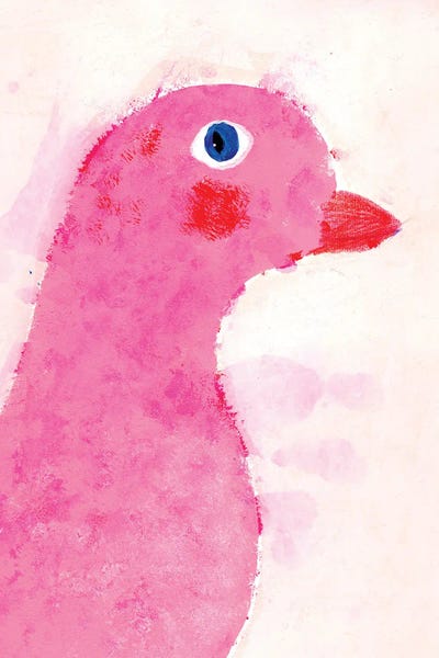 Jania Sharipzhanova: Pink Bird by Jania Sharipzhanova
