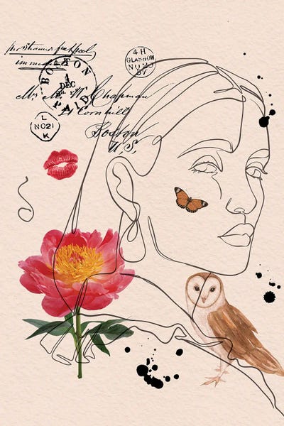 Minimalist Bohemian Decor: Collage by Jania Sharipzhanova