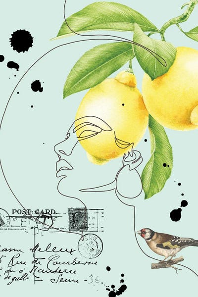 Minimalist Bohemian Decor: Abstract Female Portrait by Jania Sharipzhanova