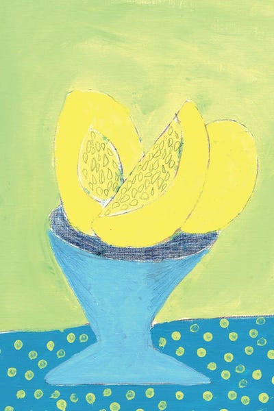 Melons: Cantaloupe by Jania Sharipzhanova