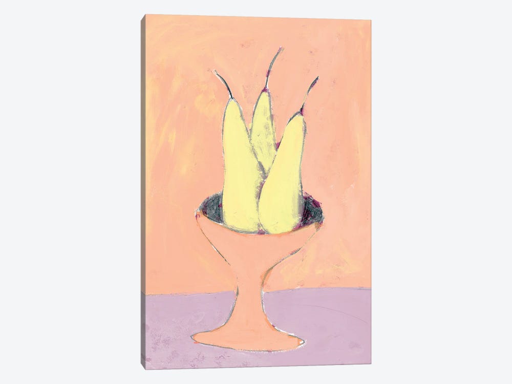 Yellow Pears by Jania Sharipzhanova 1-piece Canvas Artwork