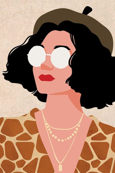 Boho Woman by Jania Sharipzhanova canvas print