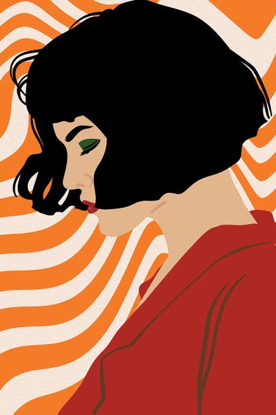 Jania Sharipzhanova: Boho Girl Portrait by Jania Sharipzhanova