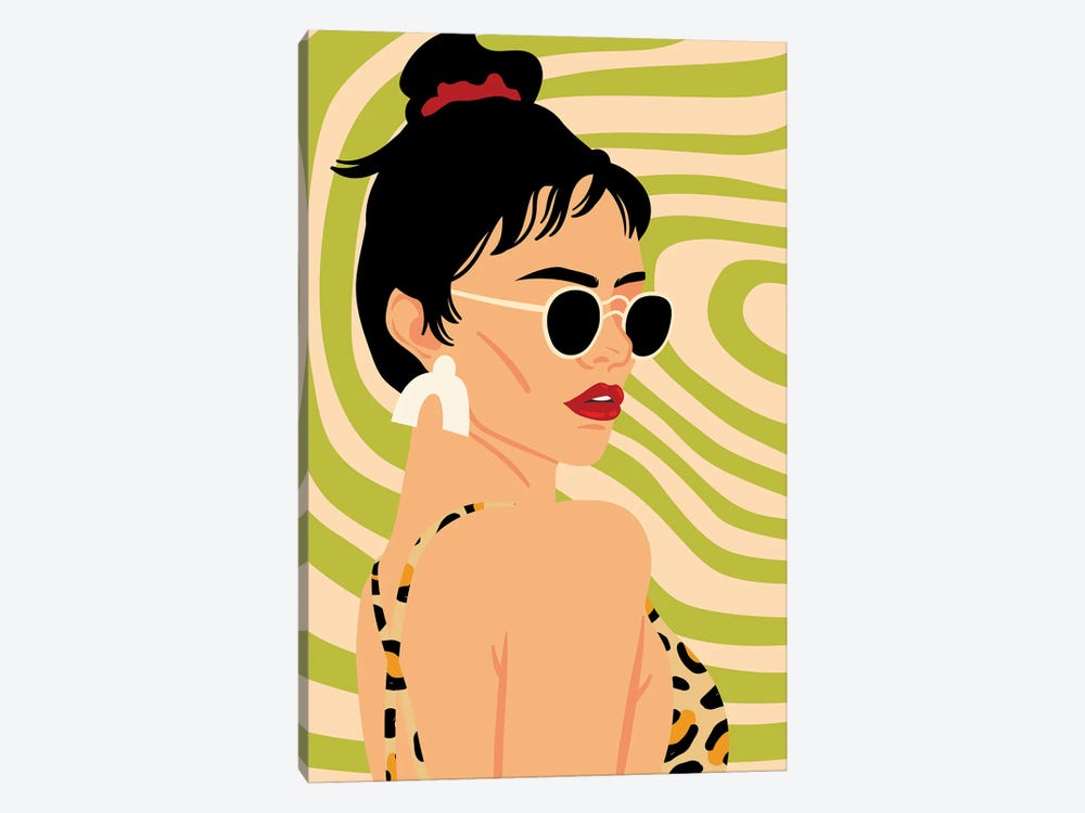 My Cheetah Swimsuit by Jania Sharipzhanova 1-piece Art Print