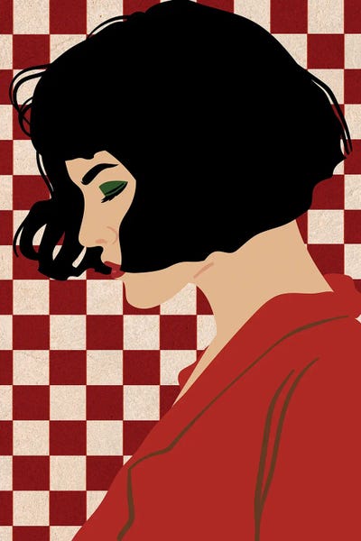 Terracotta Female Portrait by Jania Sharipzhanova gallery poster