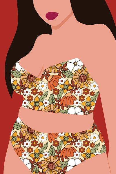 Body Positivity: Groovy Swimsuit by Jania Sharipzhanova