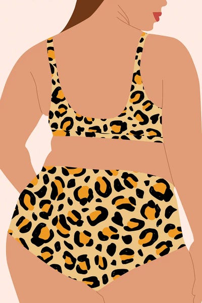 Animal Patterns: Leopard Bikini by Jania Sharipzhanova